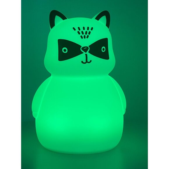 Raccoon LED Soft-Touch Color-Changing Nightlight 6.75" - Pillowfort - Picture 3 of 10